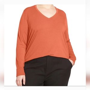 Universal Standard T-Rex v-neck top.